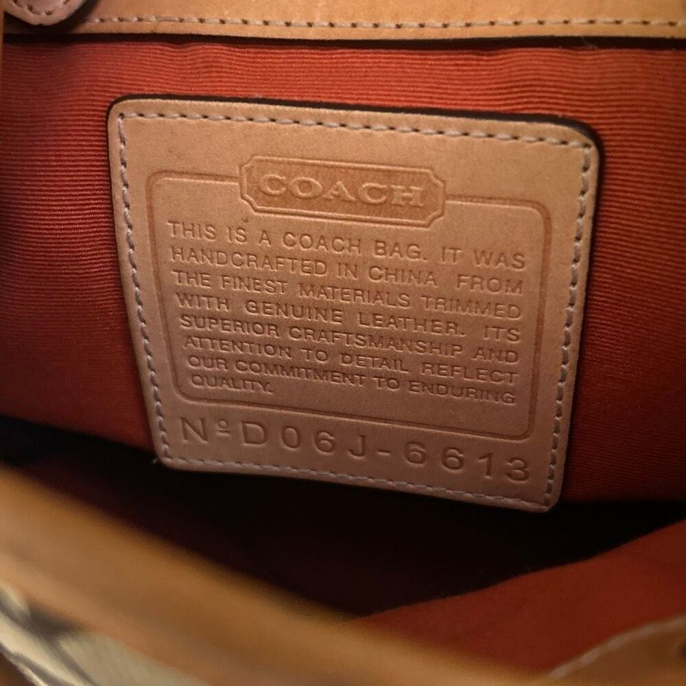 COACH Signature Print Backpack - Picture 7 of 10
